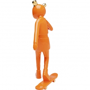Soška Skating Astronaut - oranžová, 33cm