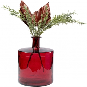 Skleněná váza Tutti Red 45cm