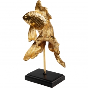 Dekorace Betta Fish - zlatá, 40cm