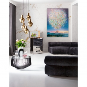 Obraz na plátně Flying Elephant At Night 120x160cm