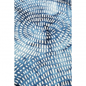 Kusový koberec Stamp Blue 200x300cm
