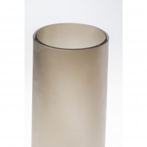 Skleněná váza Noble Ring - hnědá 40cm
