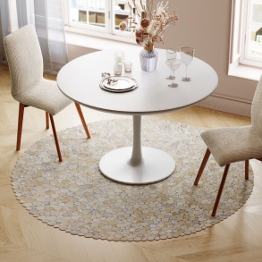 Kusový koberec Circle - béžový, Ø250cm