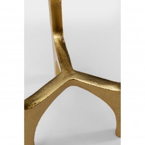 Svícen Stacky - zlatý, 15cm