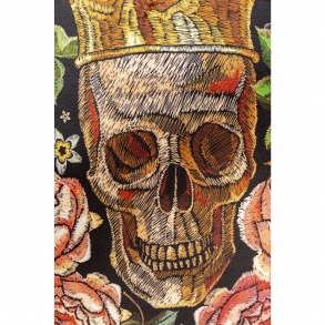 Dekorační polštář Floral Skull 60x60cm