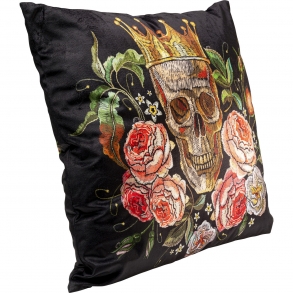 Dekorační polštář Floral Skull 60x60cm