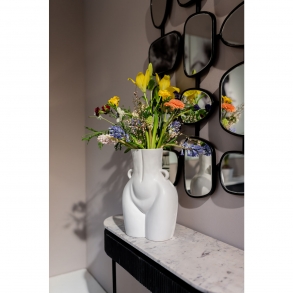 Keramická váza Donna - bílá, 40cm