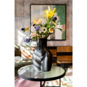 Keramická váza Donna - černá, 40cm