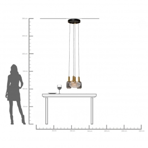 Lustr Lobby Quattro Ø50cm