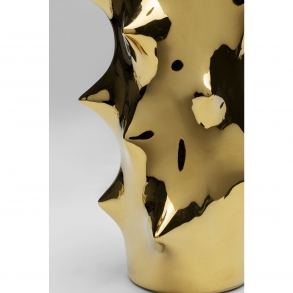 Keramická váza Pointy - zlatá, 25cm