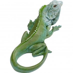 Soška Lizard - zelená, 35cm