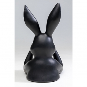 Soška Sweet Rabbit - černá, 31cm