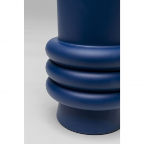 Skleněná váza Gina Trible - modrá, 17cm