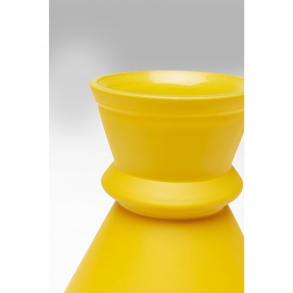 Skleněná váza Gina Yellow 25cm