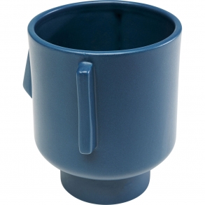Kameninová váza Faccia modrá 12cm