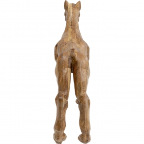 Soška Pes Bulldog - dřevěná, 70x78cm