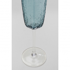 Champagne Sklenice Cascata - modrá