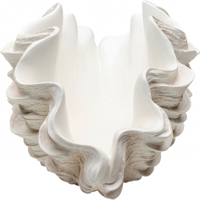Dekorativní Váza Concha - bílá, 29cm