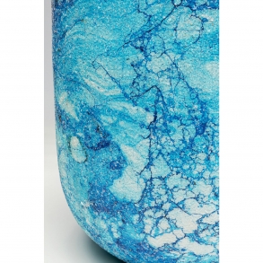 Kovová váza Zumba modrá 55cm