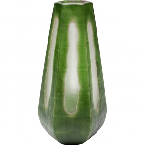 Skleněná váza Galicia zelená 36cm