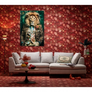 Skleněný obraz Mister Lion 150x100cm