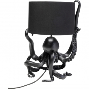 Stolní lampa Chobotnice černá 47cm