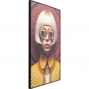 Obraz Fancy Blonde Lady LED 120x80cm