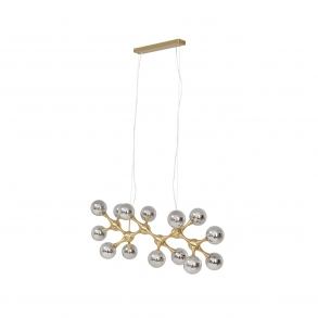 Lustr Atomic Balls Brass 190cm