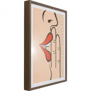 Zarámovaný obraz Comic Whisper 31x41cm