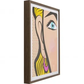 Zarámovaný obraz Comic Eye 31x41cm