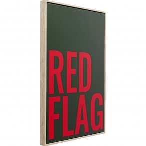 Zarámovaný obraz Red Flag 40x60cm