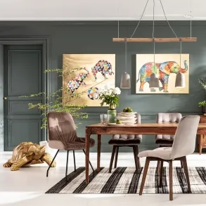 Obraz na plátně Flower Elefant 90×120cm