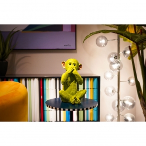 Pokladnička Monkey Iwazaru 35 cm - zelená