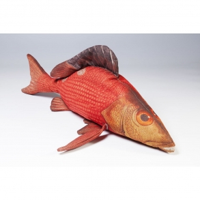 Dekorativní polštář Shape fish Red 44×95 cm