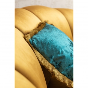 Dekorativní polštář Cannes 45×45 cm - modrozelený