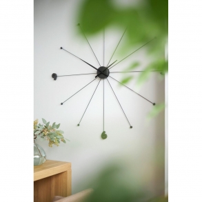 Nástěnné hodiny Like Umbrella Black