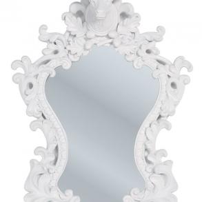 Zrcadlo Deer - bílé, 53×35