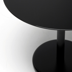 Odkládací stolek Circle - černý
