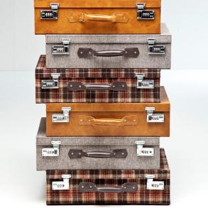 Komoda Suitcase Highlands se 6 zásuvkami