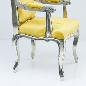 Židle s opěrkou ruky Regency Lemon