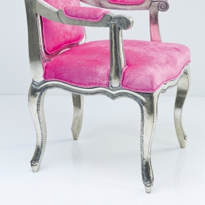 Židle s opěrkou ruky Regency Pink