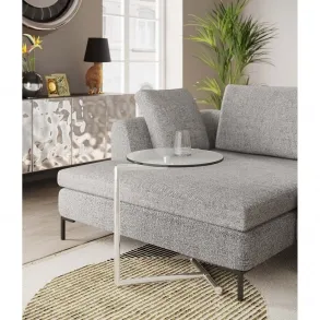 Odkládací stolek Easy Living Clear Ø46cm