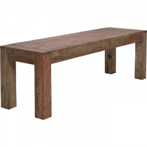 Dřevěná lavice masiv Authentico 140cm