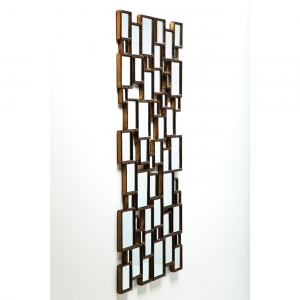 Zrcadlo Cubes Copper 132x54cm
