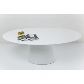 Rozkládací stůl  Benvenuto White 200(50)x110cm