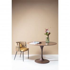Deska stolu Invitation Round - ořech, Ø120 cm