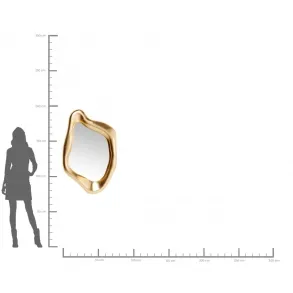 Zrcadlo Hologram Gold 119×76 cm