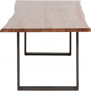 Stůl Harmony Walnut 180×90 cm - surová ocel