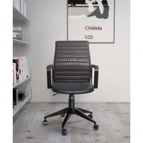 Černá kancelářská židle Labora Noir