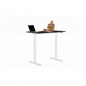 Pracovní stůl Office Smart - bílý, černý, 120x70